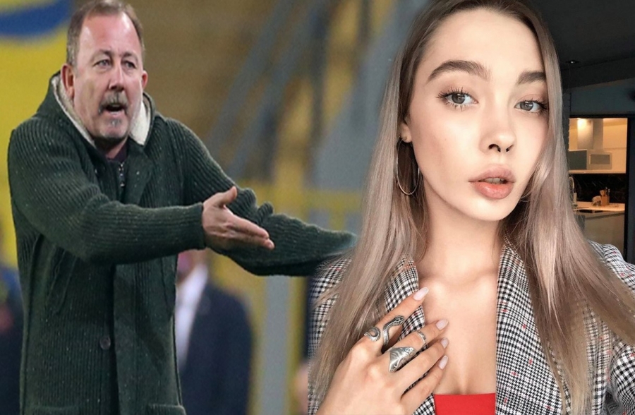 SERGEN YALÇIN FENERBAHÇE-BEŞİKTAŞ MAÇINDA GENÇ BİR MODELLE!