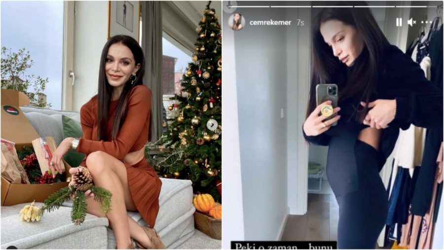 Cemre Kemer’in 7 aylık hamile olduğuna kimse inanamadı!