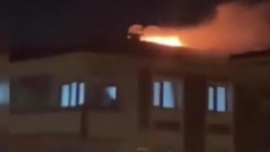 Şampiyonluk kutlamalarında yangın çıktı