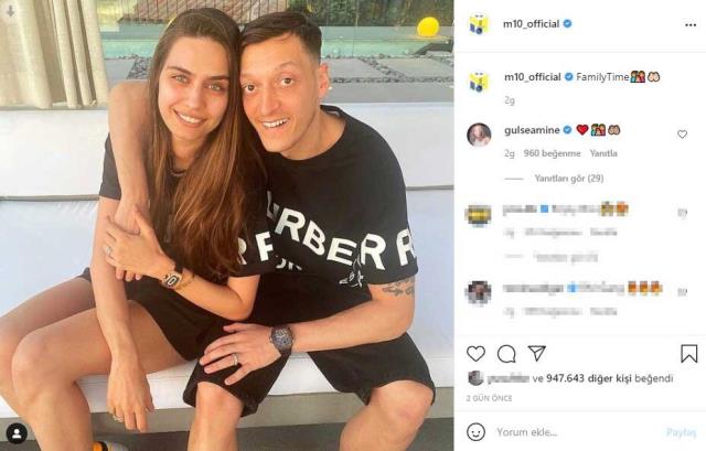 Amine Gülşe ve Mesut Özil'in kollarındaki saatleri servet değerinde! Tamı tamına 10 milyon lira
