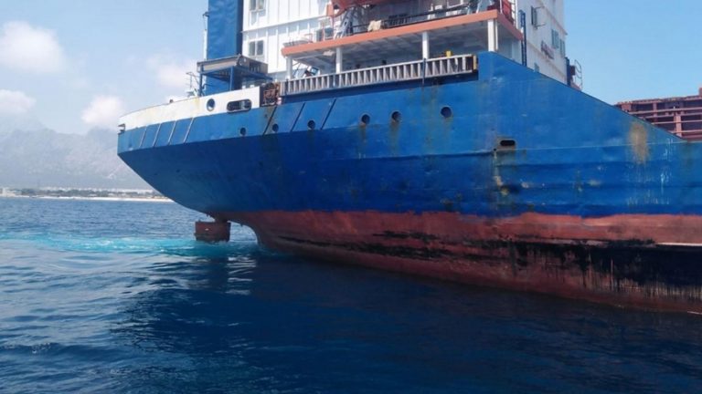 denizi kirleten gemiye 1.5 milyon lira ceza