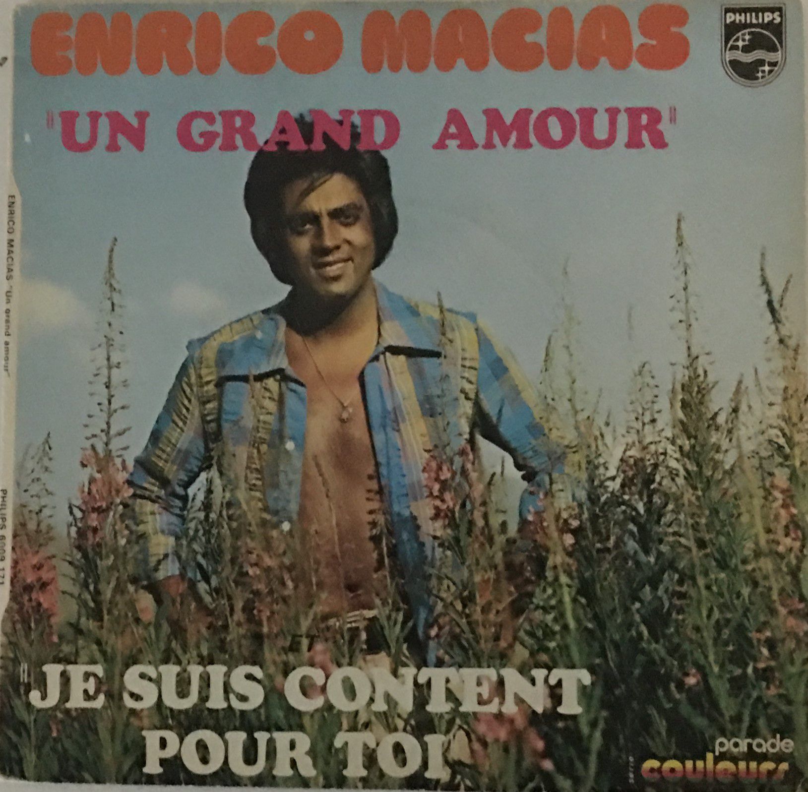 Enrico Macias ‎– Un Grand Amour / Je Suis Content Pour Toi - Doğa Plak &  Kitap