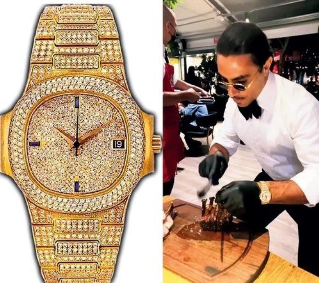 Nusret Gökçe, altın ve pırlantadan oluşan özel koleksiyon saat için 6 milyon lira ödedi