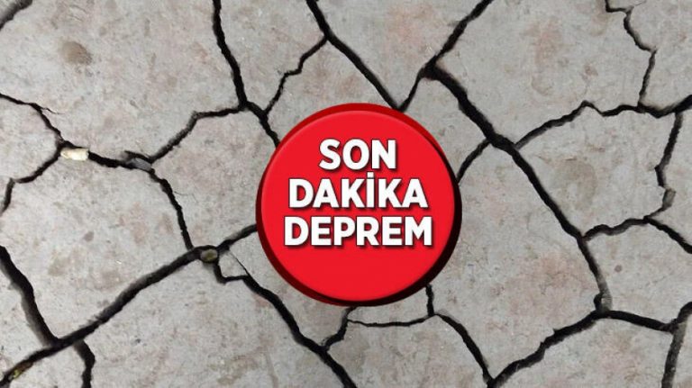 Akdeniz’de deprem