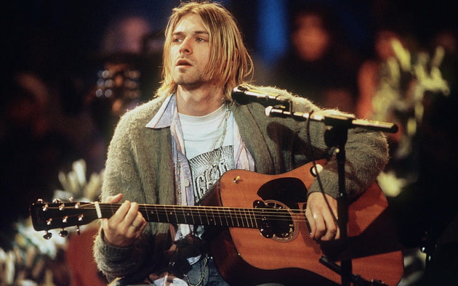 Kurt Cobain meğer bir ressammış