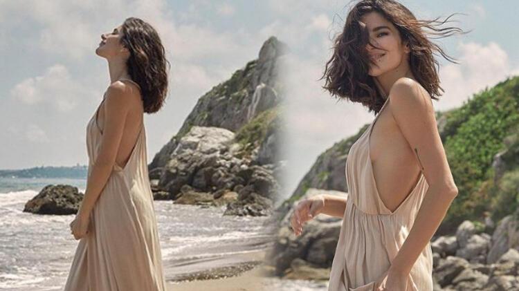 NESRİN CAVADZADE’NİN KUMSAL POZLARI OLAY OLDU!