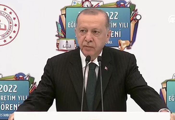CUMHURBAŞKANI ERDOĞAN’DAN YÜZ YÜZE EĞİTİM MESAJI: DEVAM ETTİRMEKTE KARARLIYIZ