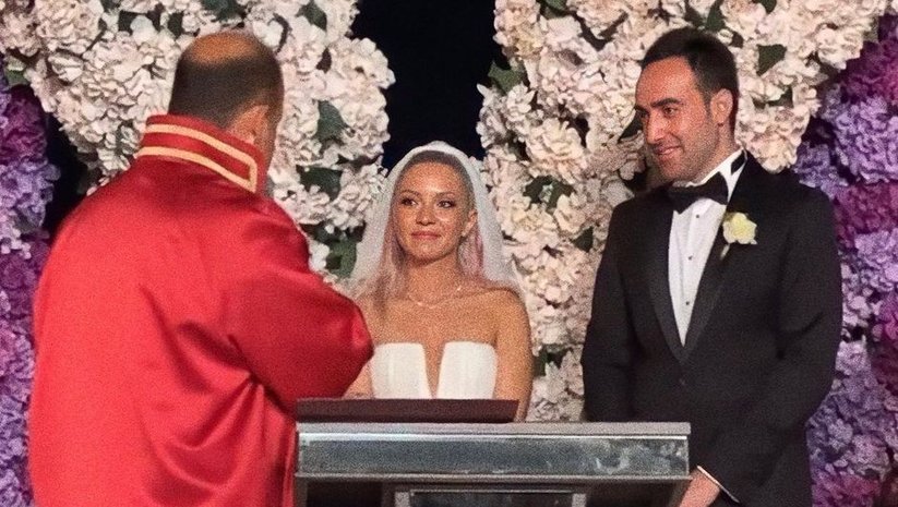ECE SEÇKİN İLE ÇAĞRI TERLEMEZ EVLENDİ! DÜĞÜNE ÜNLÜ AKINI