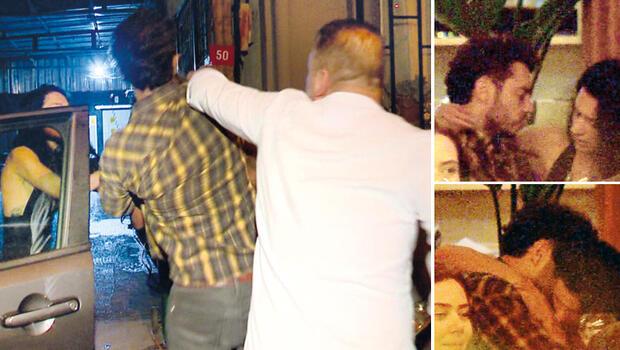 OLAYLI GECE! SEVGİLİSİ MUHABİRLERE SALDIRDI!