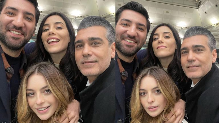 ‘Sadakatsiz’ Oyuncularından Set Pozu