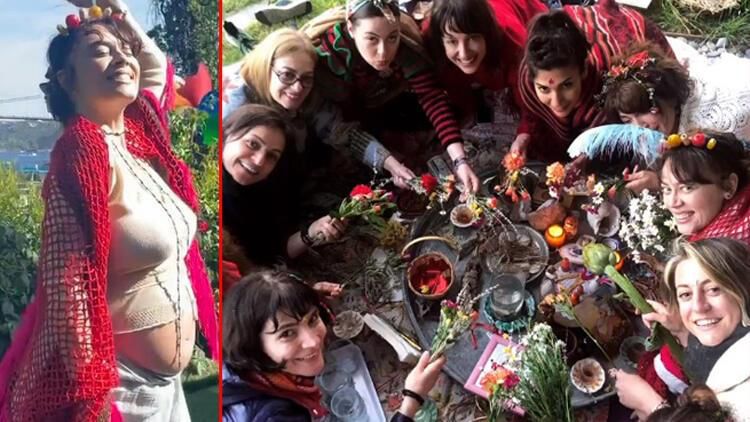 Demet Evgar’a Anneliğe Geçiş Kutlaması!