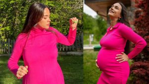 Hande Soral’dan Karnı Burnunda Yeni Poz!