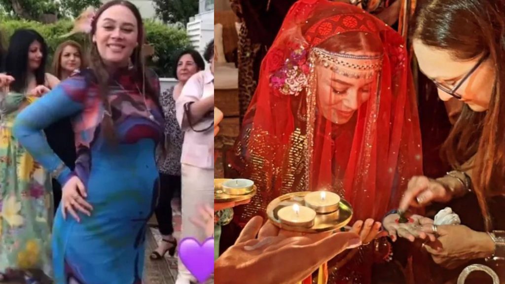 6 Aylık Hamile Demet Evgar, Kına Gecesi Yaptı!