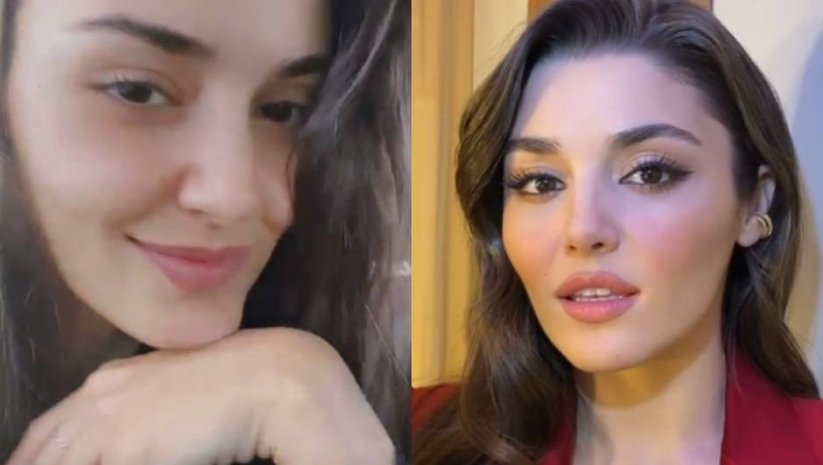 Hande Erçel’den Makyajsız Paylaşım