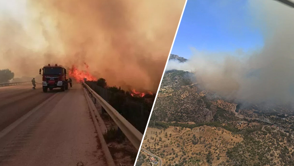 Son Ddakika: Çeşme ve Datça’daki Yangın Kontrol Altına Alındı!