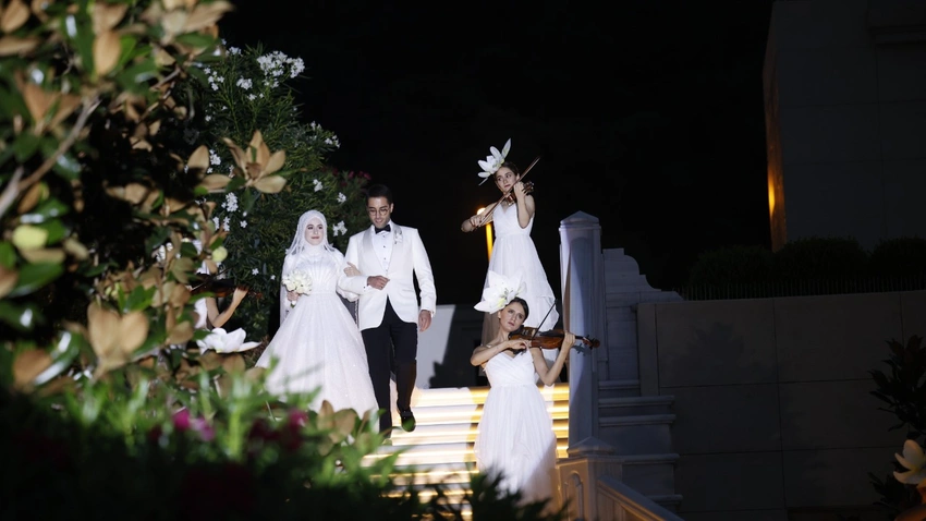 Sağlam ve Demirhan Ailelerinin Düğünü İş Dünyasını Buluşturdu