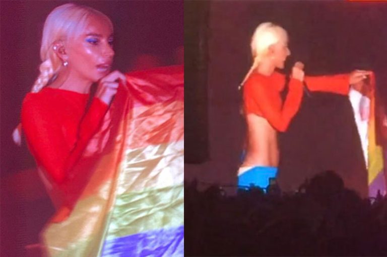 Sahnede LGBT Bayrağı Açan Gülşen Tepki Gelince Bakın Ne Yaptı!